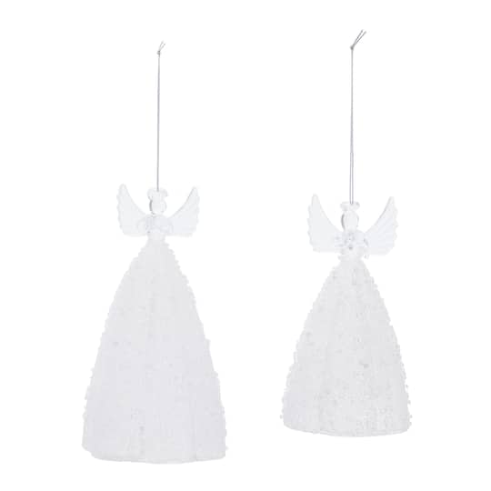 Melrose Glass Angel Ornament Set